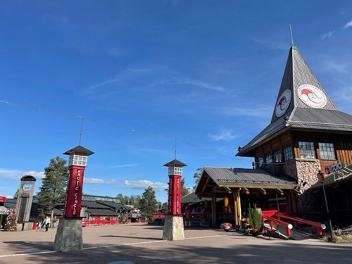 Santa Claus village in summer.