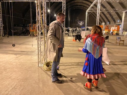 Baltasar Kormákur and Anne-Lajla Utsi at RVK Studios