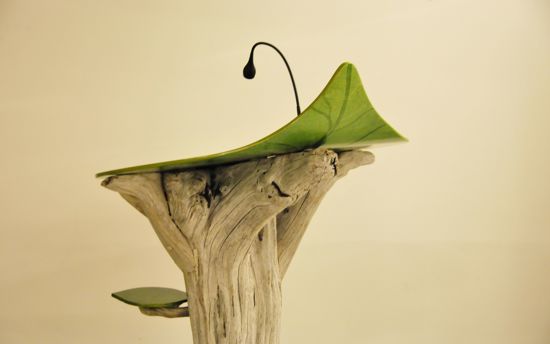 Beautiful lectern at university campus Ilimmarfik, designed by Aka Høegh