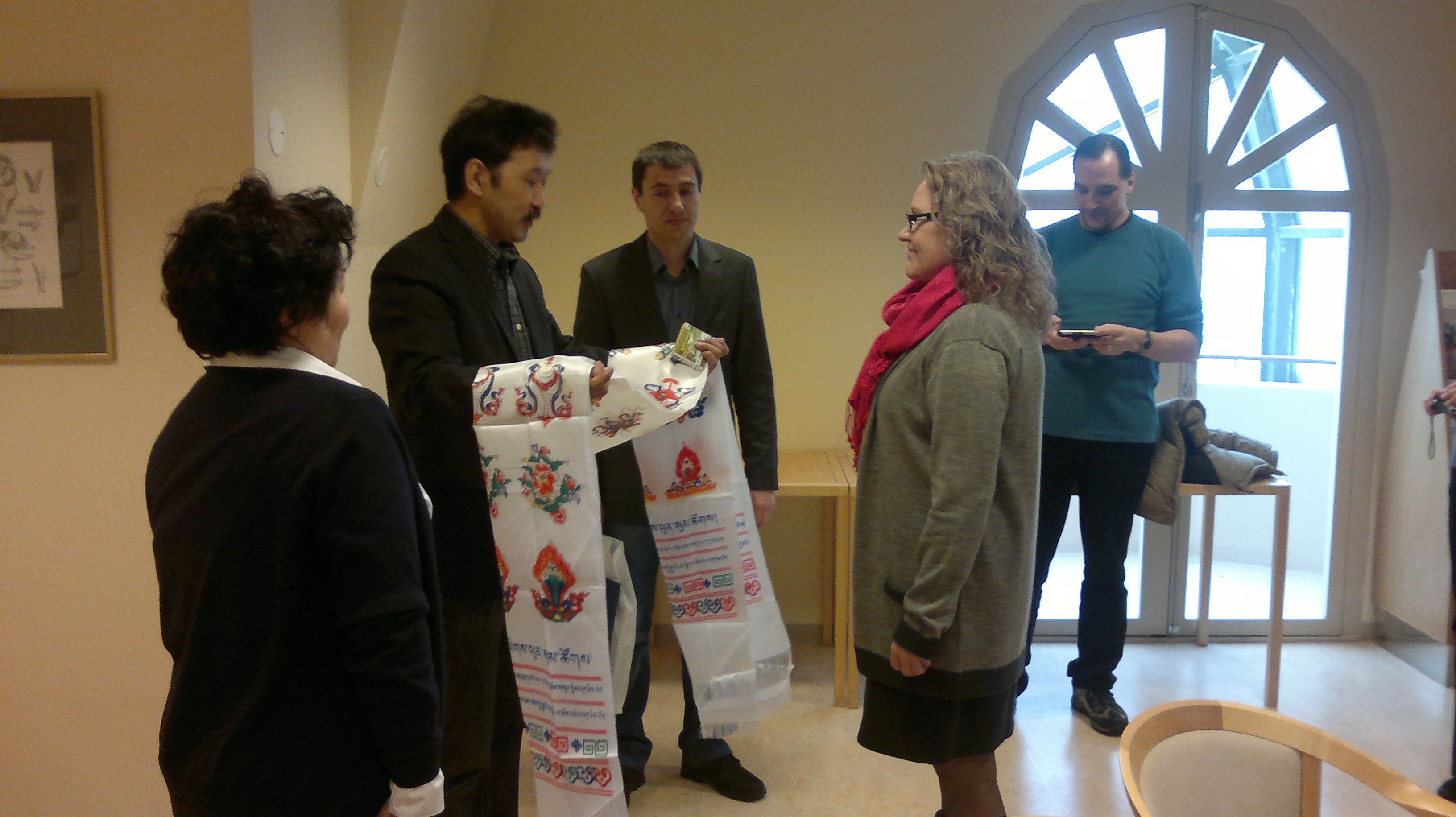 Buryat visit Arctic Centre