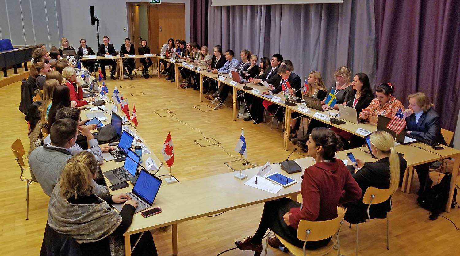 Model Arctic Council, University of Lapland, 2018