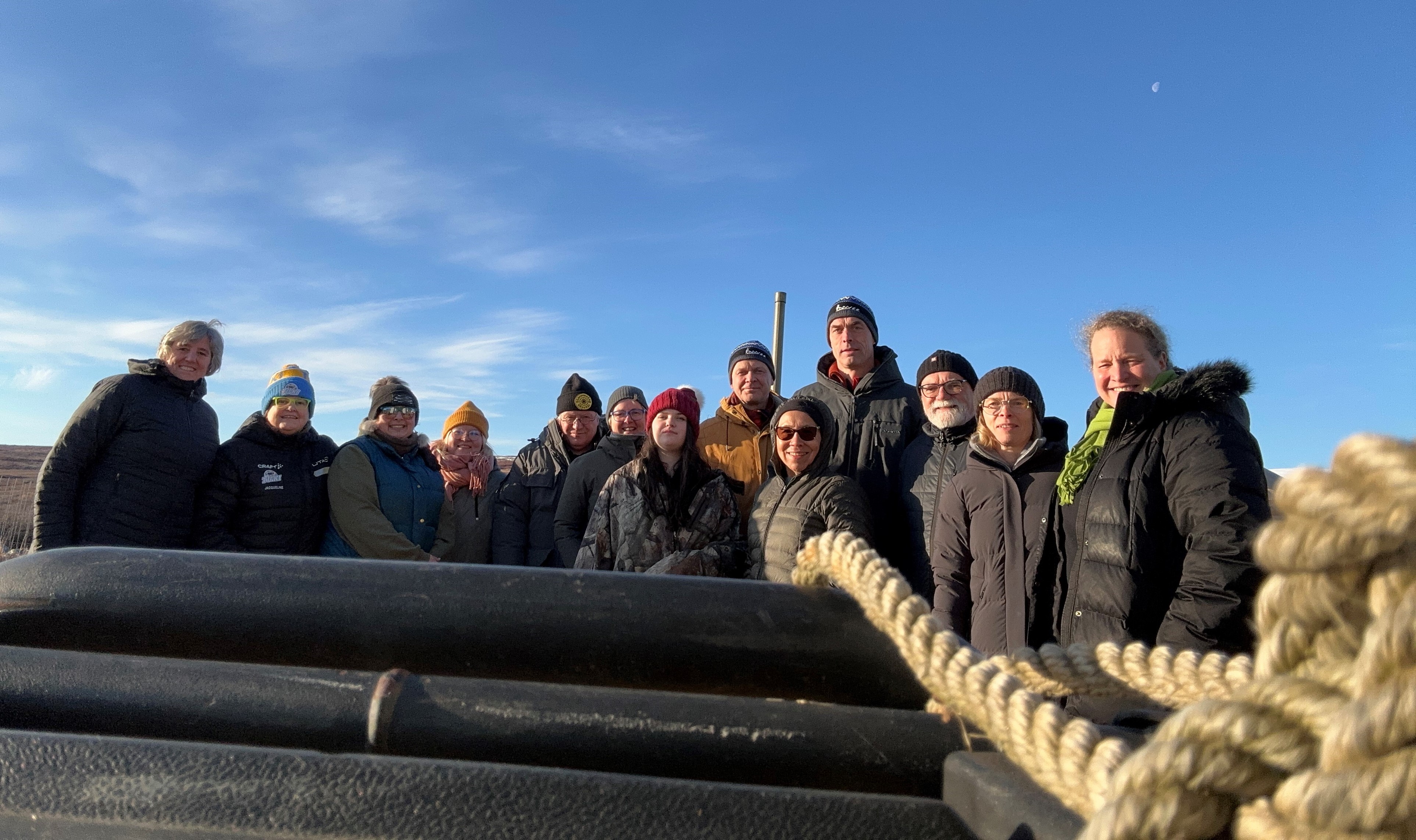UArctic Board members visiting a reindeer ranch in Nome, Alaska