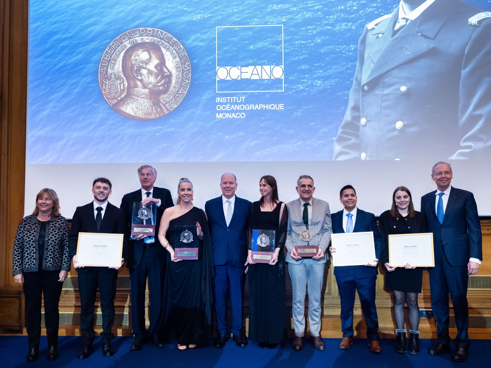 Poids Reduit Ceremonie Des Grandes Medailles Albert Ier 20251208 MDO Paris©Institut Oceanographique De Monaco Frederic Pacorel P1046206 2048X1536
