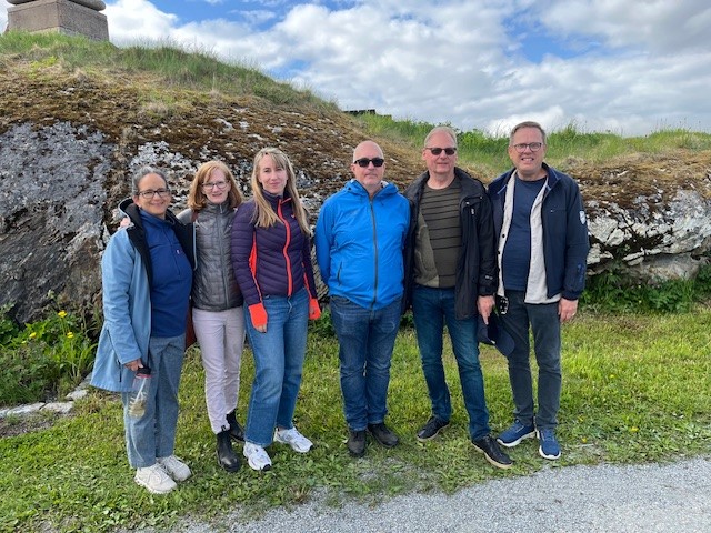 From left: Nicole Ives, McGill university, Mart Dallas Allen, University of Alaska, Anhorage, Sandra Jervås, Nord university, Lennart Sauer, Umeå university and Asgeir Solstad, Nord university