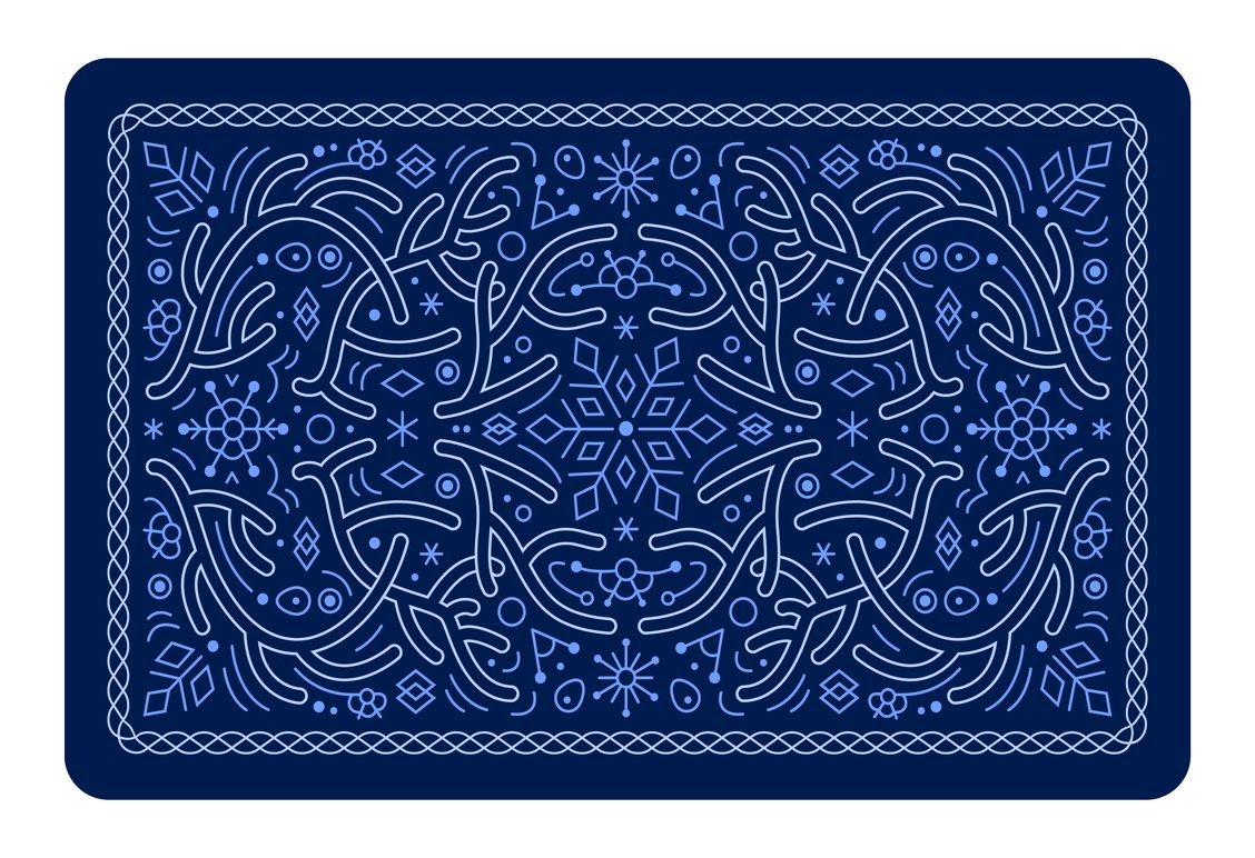 Playing card designed by Irina Wang